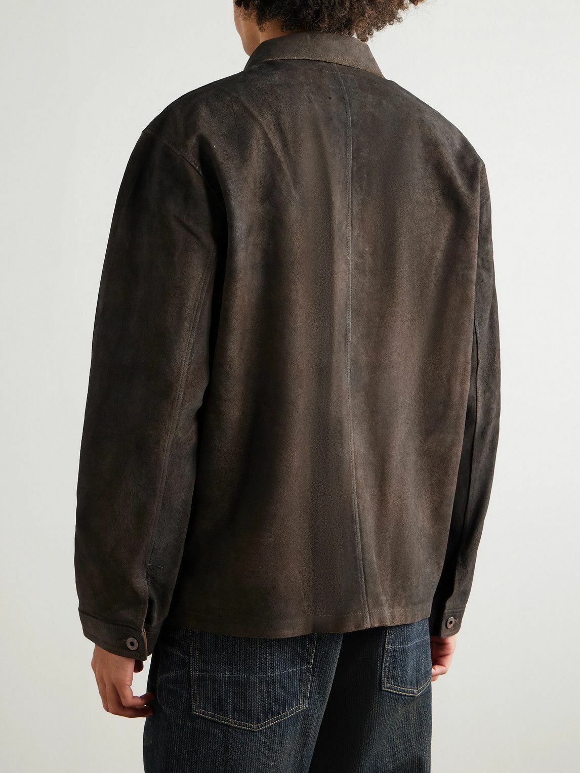 RRL - Kenmare Suede Jacket - Brown