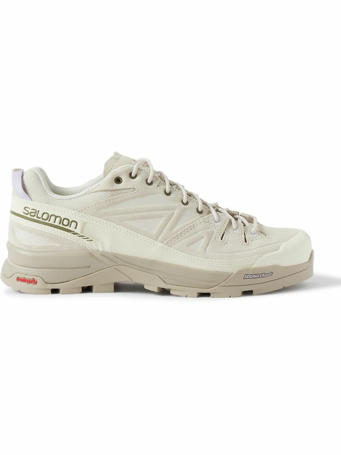 Salomon - X-ALP LTR Mesh and Suede Sneakers - Neutrals Salomon