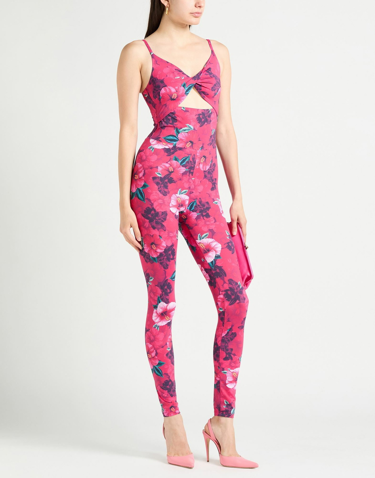 Pinko Womens Jumpsuit in Magenta