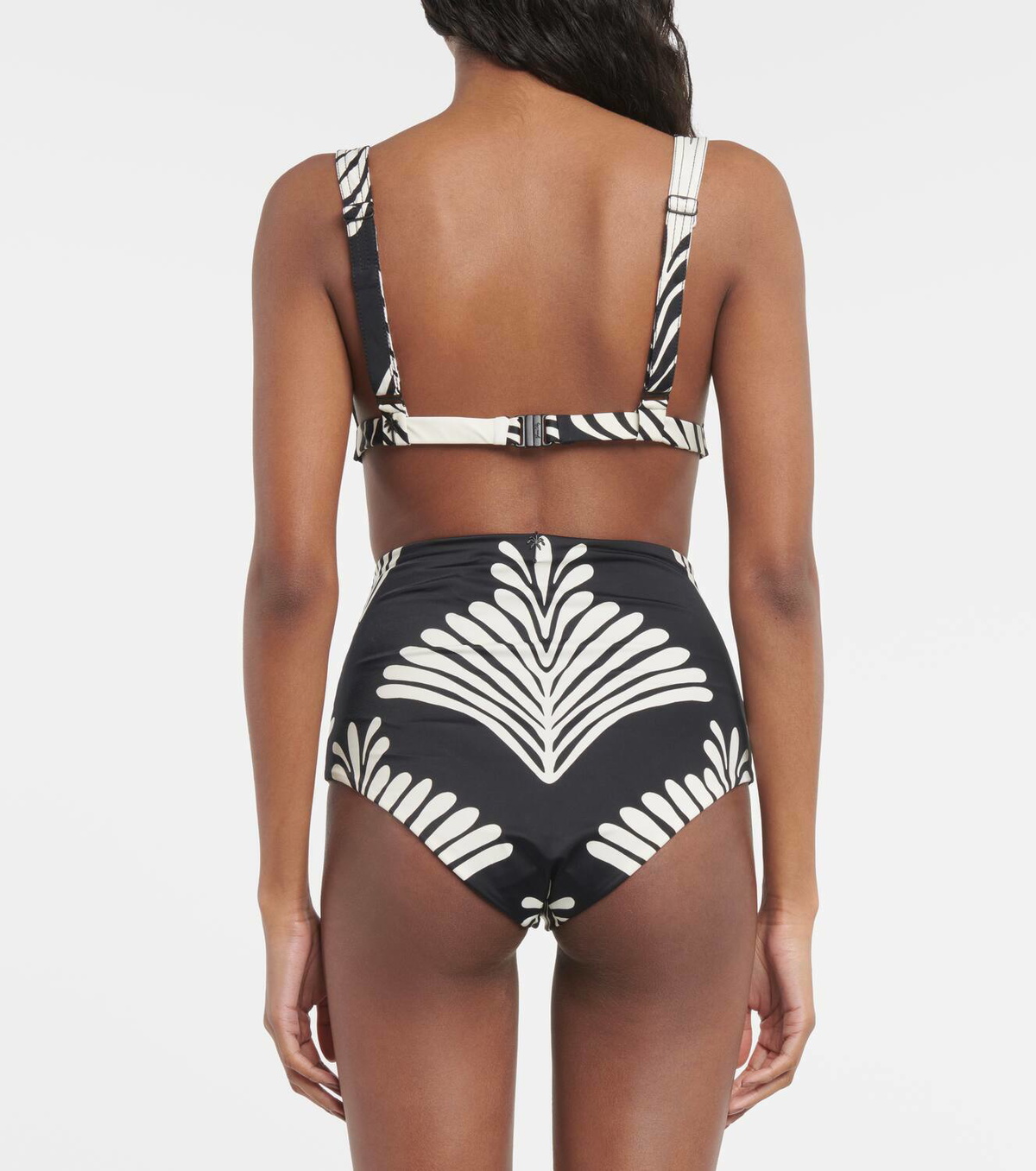 Johanna Ortiz Printed bikini top