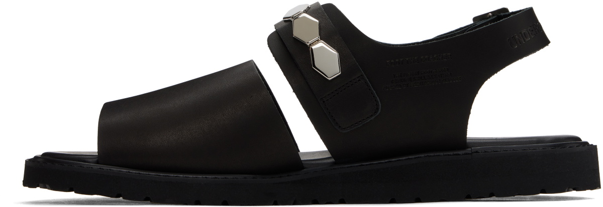 UNDERCOVER Black foot the coacher Edition UP1E4F01 Sandals