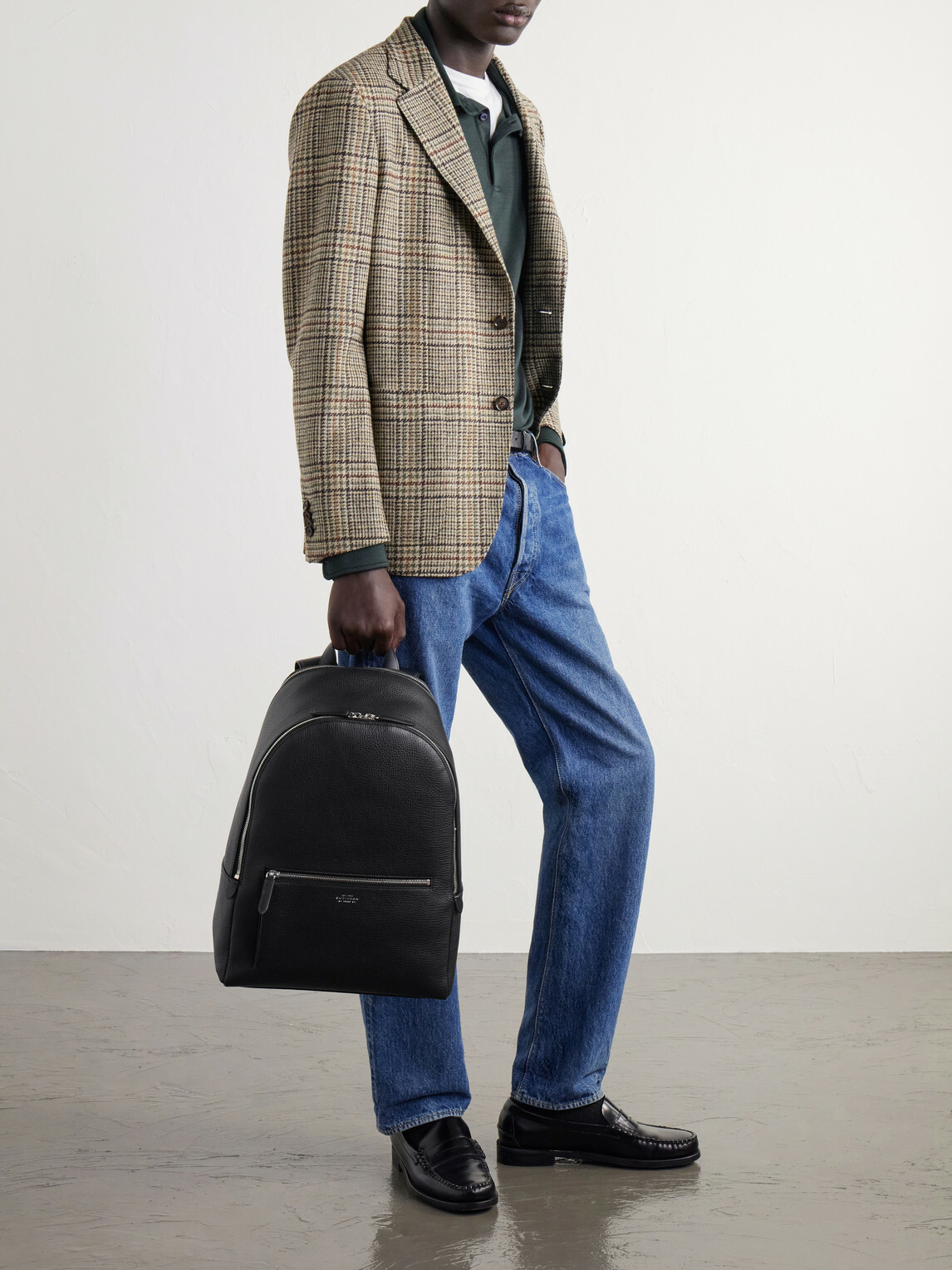 Smythson - Full-Grain Leather Backpack
