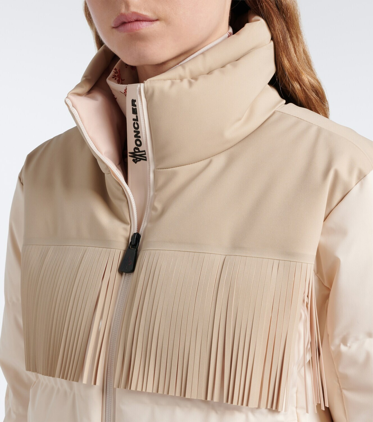 Moncler Grenoble Bessin fringed ski jacket