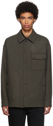 Giorgio Armani Gray Virgin Wool Jacket