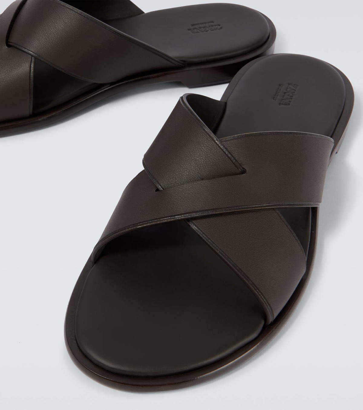Zegna Leather sandals