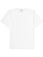 Folk - Damien Poulain Logo-Appliquéd Printed Organic Cotton-Jersey T-Shirt - White