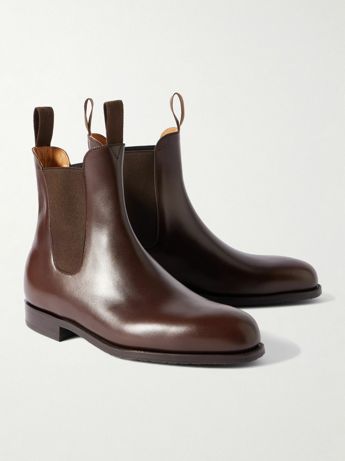 J.M. Weston - Leather Chelsea Boots - Brown