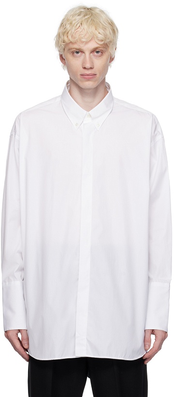 Photo: AMI Paris White Button Down Shirt