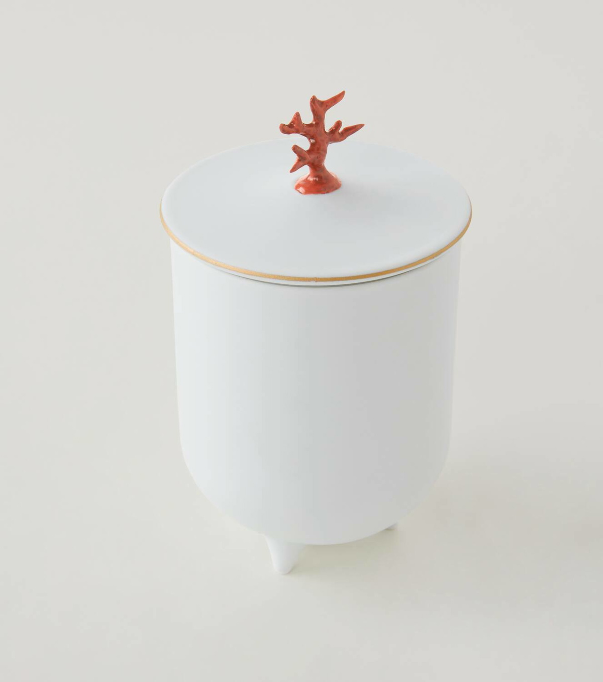 L'Objet Footed Coral candle