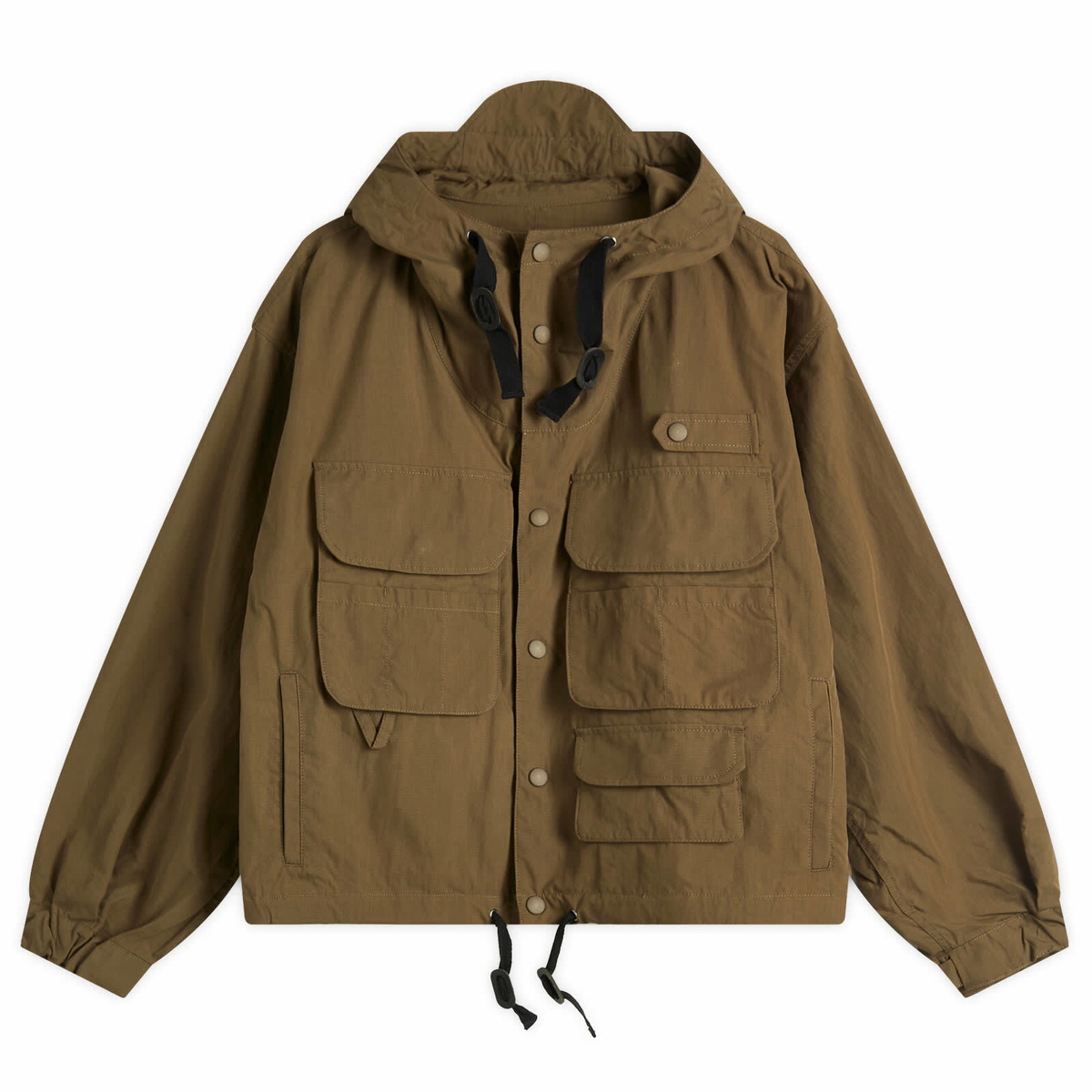 FrizmWORKS Men's CN Utility Wind Parka Jacket in Black FrizmWORKS Men's CN Utility Wind Parka Jacket in Black