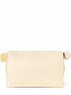 JACQUEMUS La Pochette Rond Carre Leather Clutch