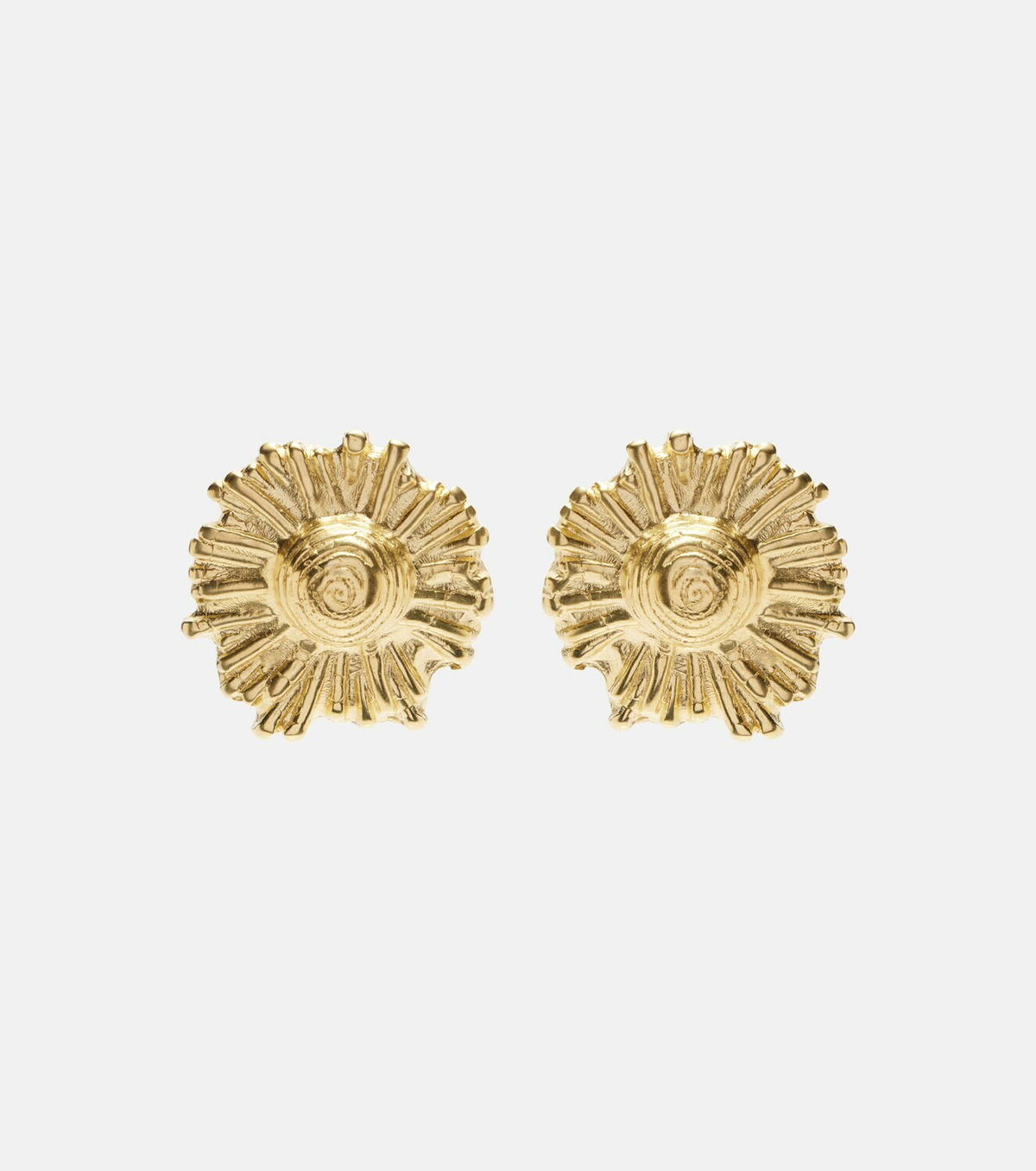 Ysso Ilios 24kt gold-plated earrings