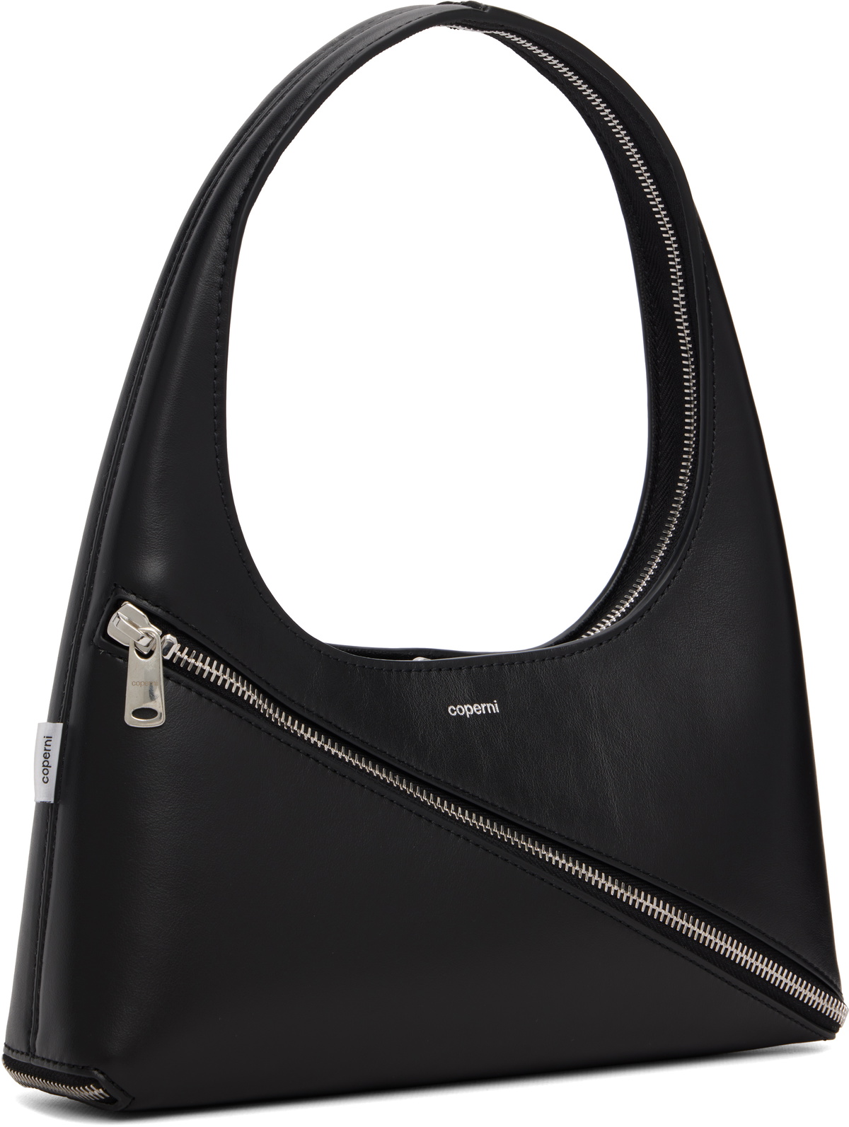 Coperni Black Zip Baguette Bag