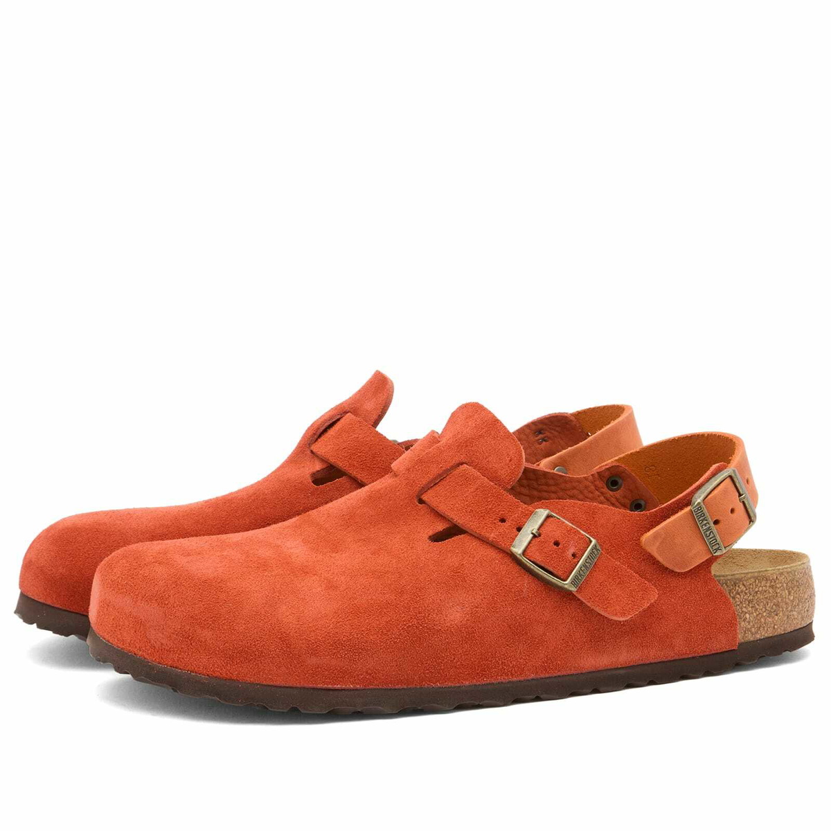 Birkenstock Tokio in Rust Brown Suede
