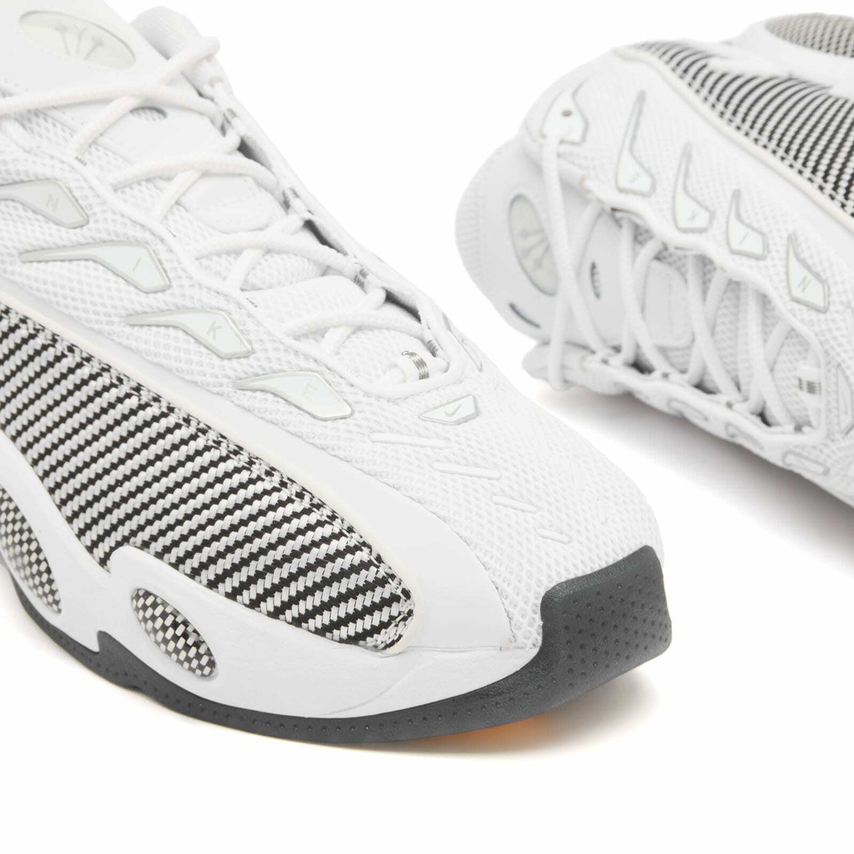 Nike Nocta Glide Sneaker in White/Black/Gold