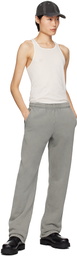 Entire Studios Gray Straight-Leg Sweatpants