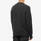 Givenchy Men's Brushed 4G Crew Knit in Dark Grey