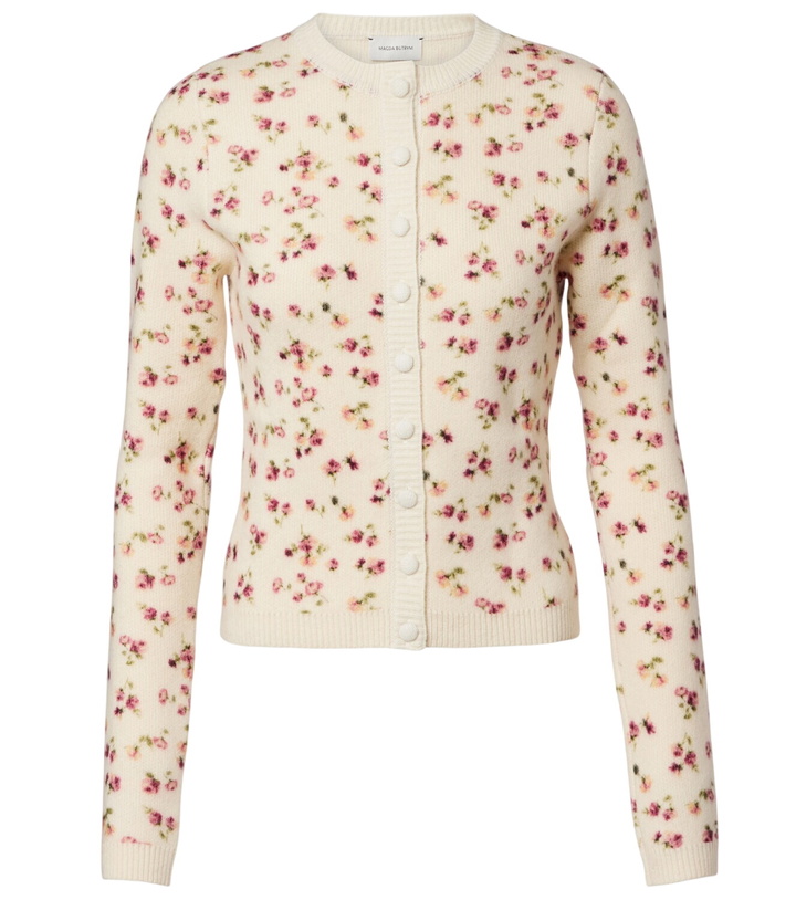 Photo: Magda Butrym Wool, silk, and cashmere cardigan