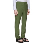 Tibi SSENSE Exclusive Green Eamon Pull-On Trousers