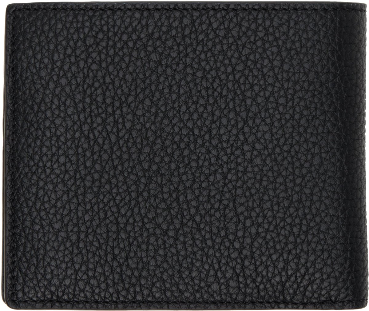 TOM FORD Black Soft Grain Leather T Line Bifold Wallet