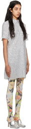 Stine Goya Silver Kalmi Minidress