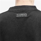 Vetements Men's Original Logo T-Shirt in Black
