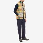 Canada Goose Men's & NBA Collection with UNION Legion Fleece Vest in Legacy Tartan Gold