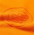 adidas Consortium - SPEZIAL Logo-Flocked Loopback Cotton-Jersey Sweatshirt - Orange