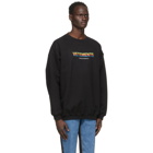 VETEMENTS Black Think Differently Sweatshirt