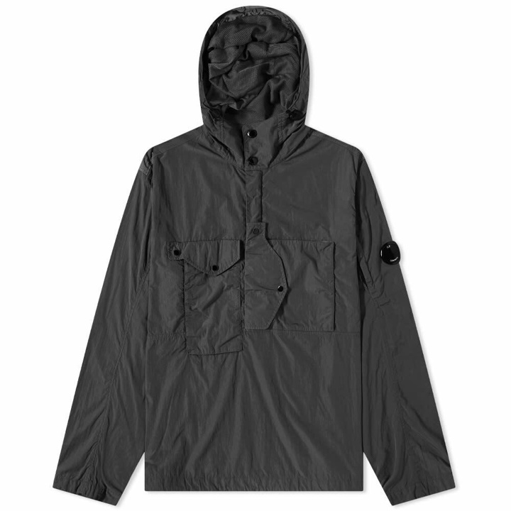 Photo: C.P. Company Men's Chrome-R Zip Pocket Anorak in Black