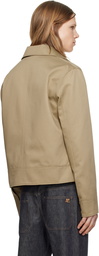 Courrèges Beige Zipped Jacket