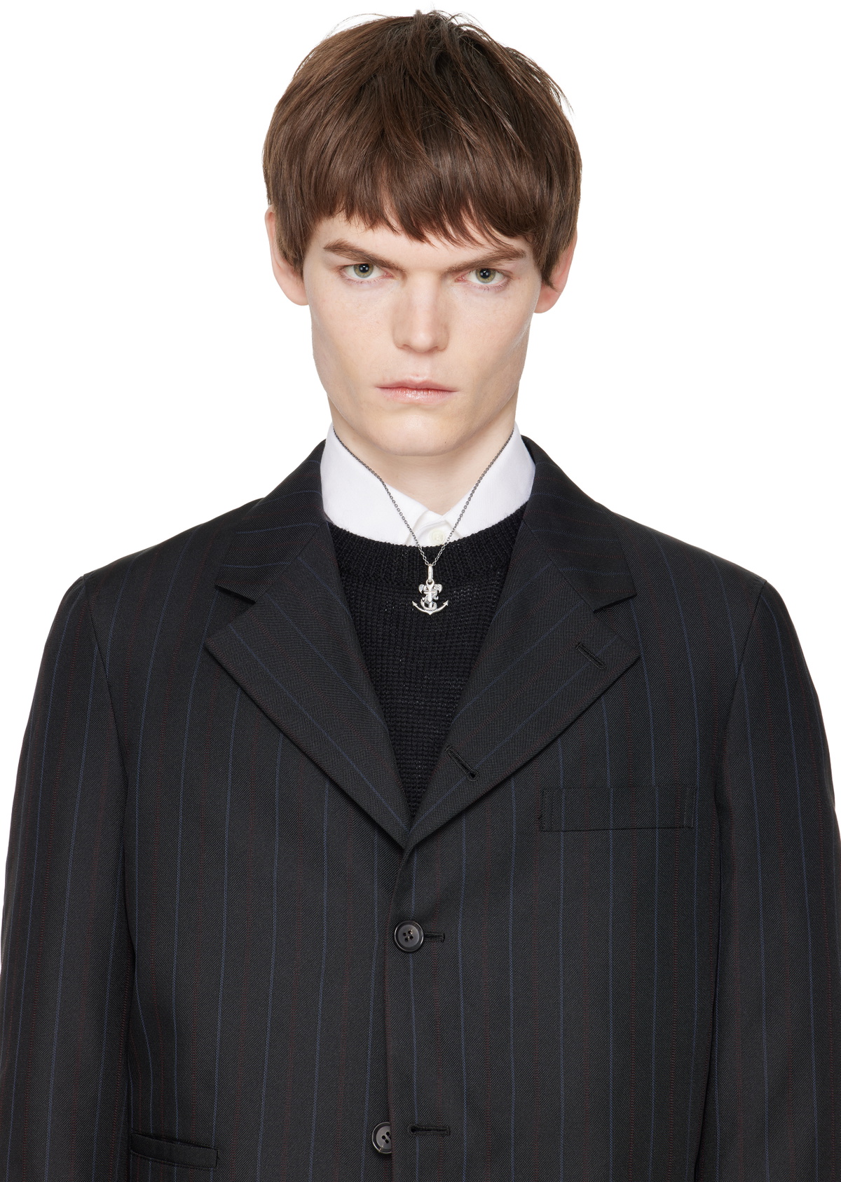 YOHJI YAMAMOTO Snake Anchor Pendant Necklace