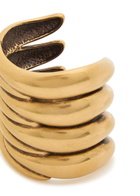 Khaite Cyclone Antique Sculpted 18kt Gold-plated Cuff - One Size