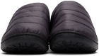 SUBU Grey Quilted Slippers