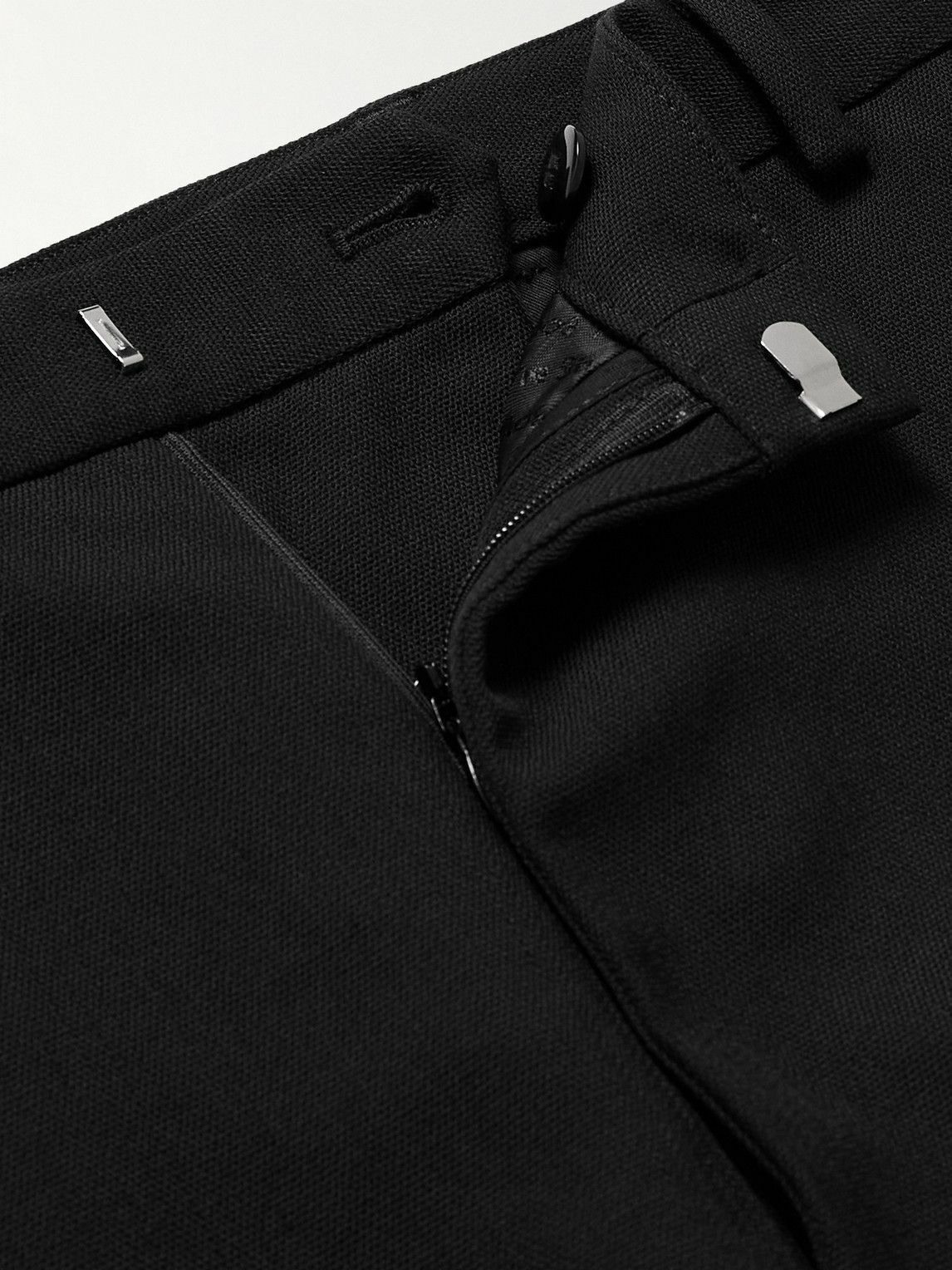 Acne Studios - Prop Straight-Leg Canvas Trousers - Black Acne Studios