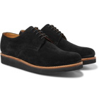 Grenson - Curt Suede Derby Shoes - Men - Black