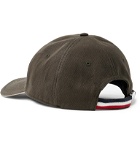Moncler - Logo-Appliquéd Cotton-Twill Baseball Cap - Green