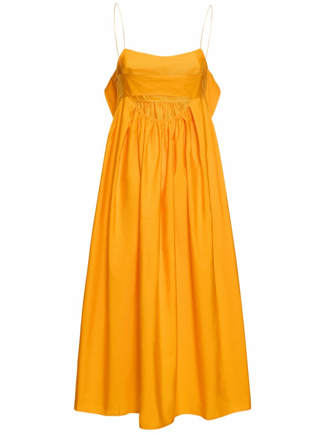 CECILIE BAHNSEN Susa Matelassé Cotton Midi Dress
