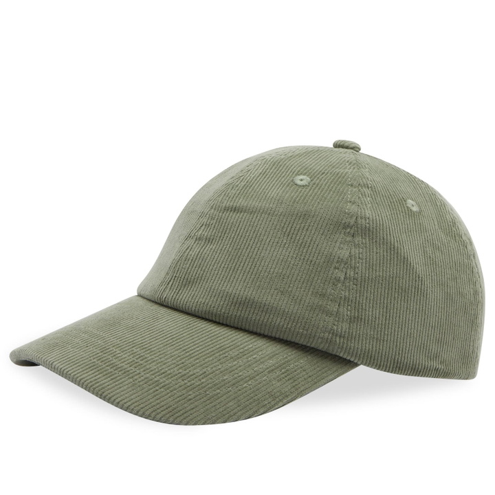 Photo: Folk Men's Corduroy Cap in Dark Sage 