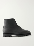 MORJAS - Alpine Shearling-Lined Leather Chelsea Boots - Black