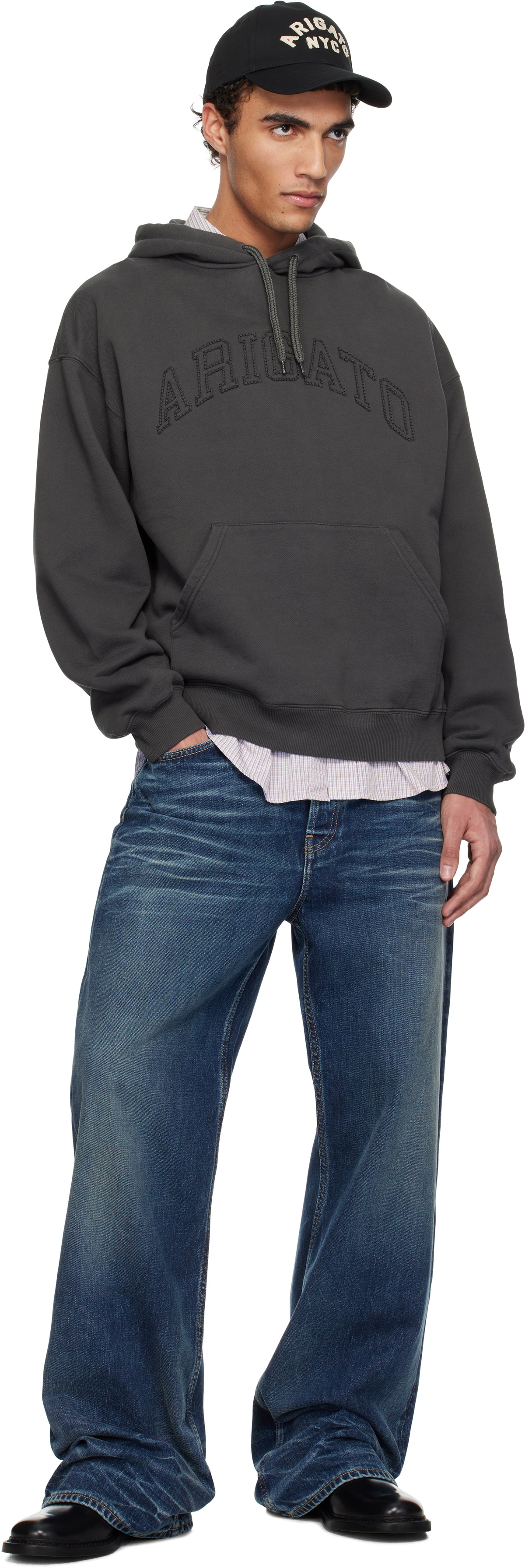 Axel Arigato Gray Motto Hoodie