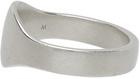 Jil Sander Silver Hallmark Ring