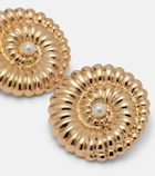 Self-Portrait Faux pearl-embellished earrings