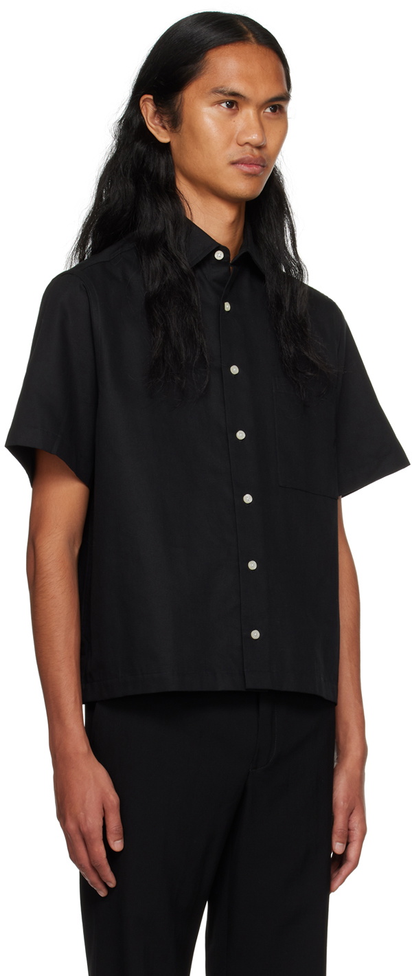 Factor's Black Button Shirt