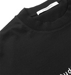 Givenchy - Logo-Print Layered Cotton-Jersey T-Shirt - Black