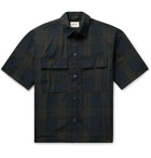 Fear of God - Oversized Checked Nylon-Twill Shirt - Blue