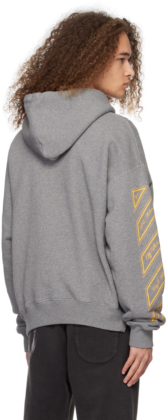Off-White Gray 'OW 23' Skate Hoodie Off-White