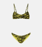 The Attico Animal-print bikini