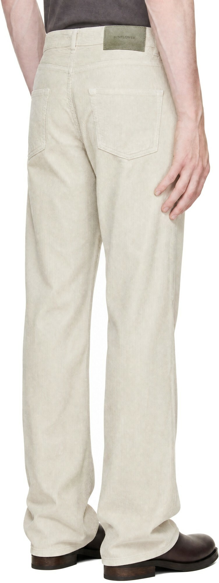 Sunflower Off-White Loose Trousers