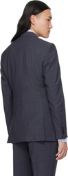 Tiger of Sweden Navy & Gray Justin Blazer